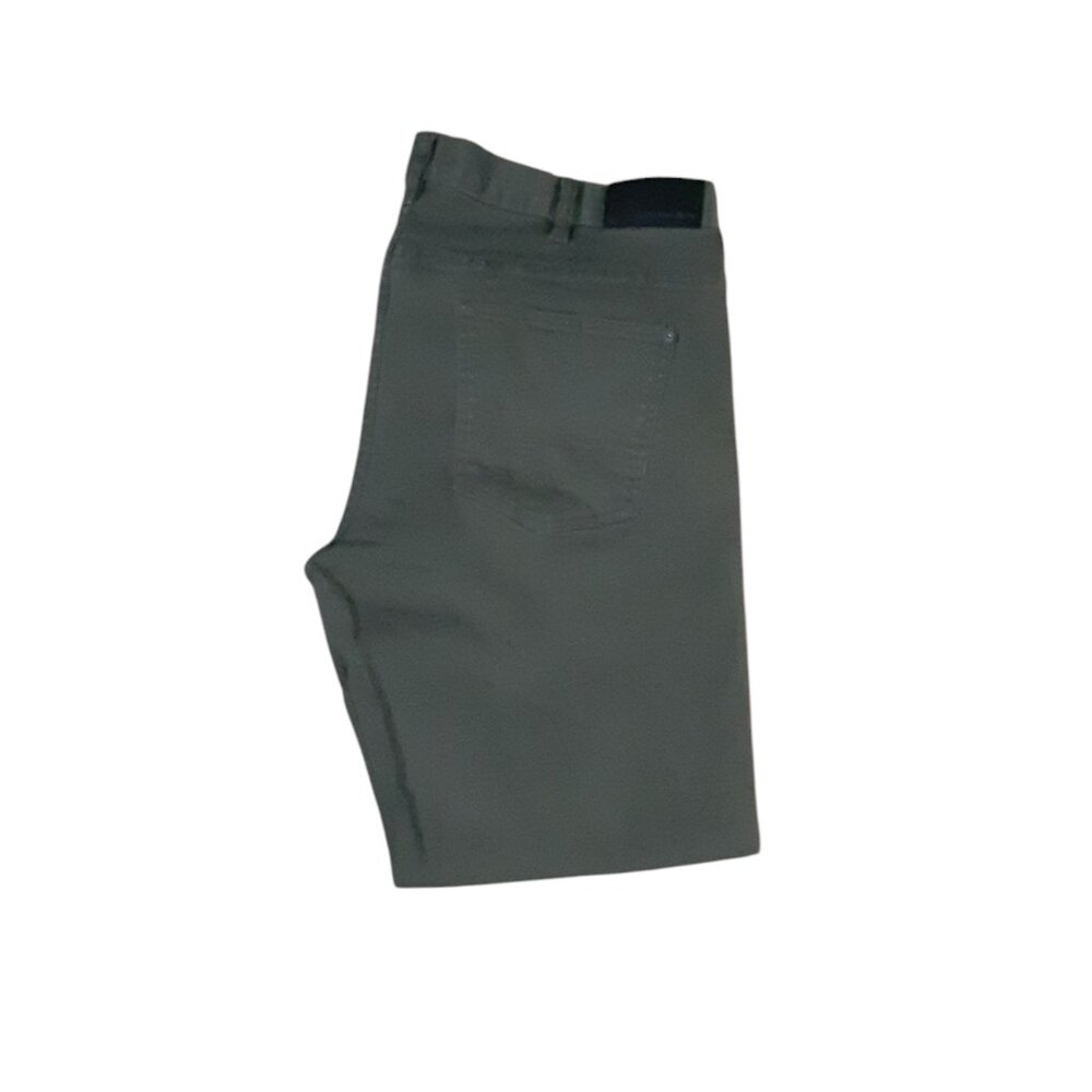 Calvin Klein Jeans Mens 40 Straight Leg Olive Green Denim Pants